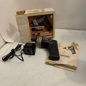 Vintage Sears  cordless‎ rechargeable screwdriver